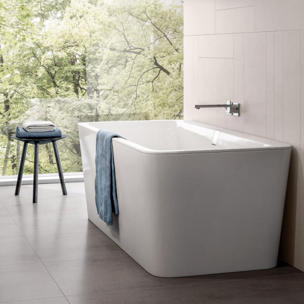 ��������� ����� Villeroy & Boch Squaro Edge 12 UBQ180SQE9W2V-RW 180x80, ����-�������, stone white