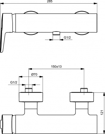��������� Ideal Standard Connect Blue B9924AA ��� ����