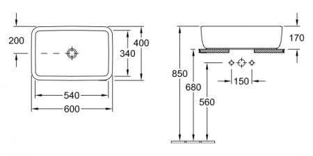 �������� Villeroy & Boch Architectura 4127 6001 alpin