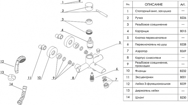 ��������� Wasserkraft Wern 4201 ��� ����� � �����, ������� ����