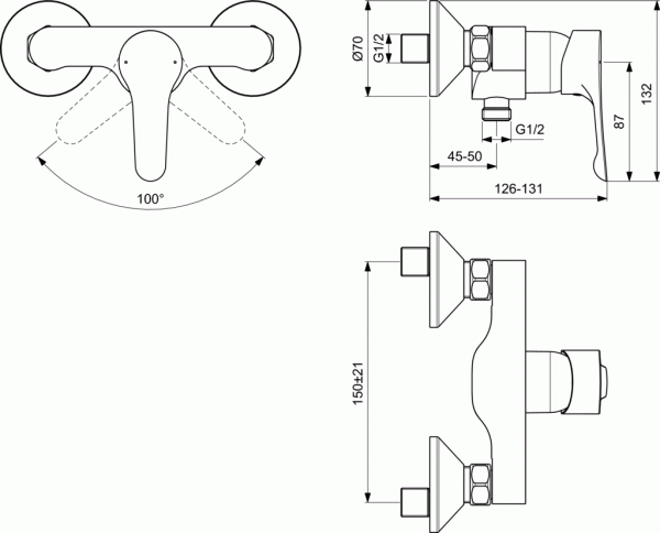 ��������� Ideal Standard Dot 2.0 BC325AA ��� ����