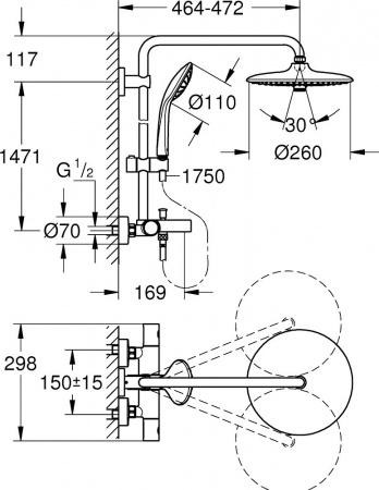 ������� ������ Grohe Euphoria 27475001