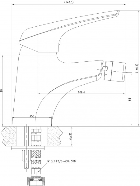 ��������� Aquanet Conte SD91384 ��� ����
