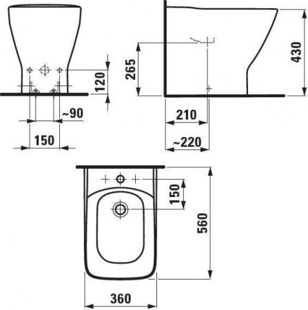 ���� ��������� Laufen Palace 8.3270.1.000.302.1