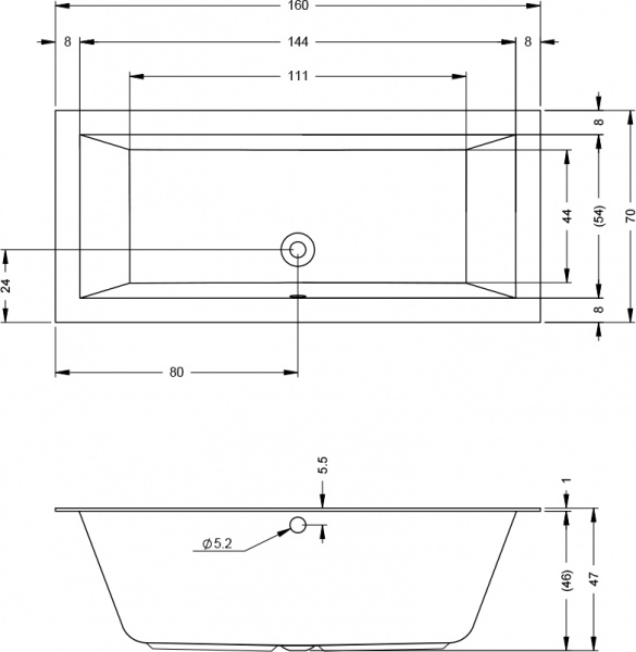 ��������� ����� Riho Lugo 160x70