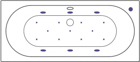 ��������� ����� Excellent Oceana WAEX.OCE17.RELAX 170x75