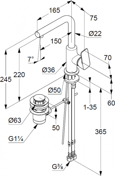 ��������� Kludi Pure&Style 400250575 ��� ��������