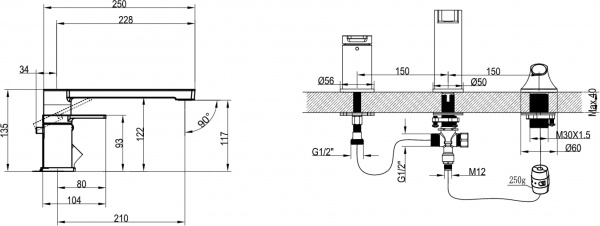 ��������� Villeroy & Boch Architectura TVT10300100061 �� ���� �����
