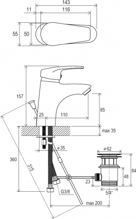 ��������� Ravak Neo NO 011.00 ��� ��������