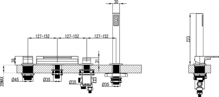 ��������� Ravak Chrome CR 025.00 �� ���� �����