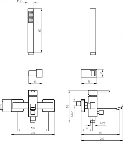 ��������� Veragio Squadrina VR.SQR-4501.CR ��� ����� � �����