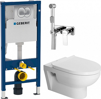 ��������  ������ ��������� Duravit DuraStyle 45620900A1 + ������� ����������� Geberit Duofix 458.133.21.1 � ������� ����� + ������������� ���