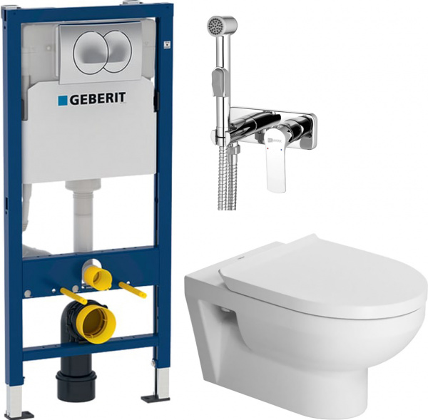 ��������  ������ ��������� Duravit DuraStyle 45620900A1 + ������� ����������� Geberit Duofix 458.133.21.1 � ������� ����� + ������������� ���