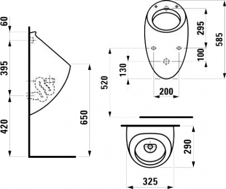 ������� Laufen Alessi one 8.4097.1.400.000.1 ���������, � �������