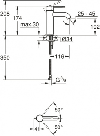 ��������� Grohe Essence New 23590GN1 ��� ��������