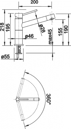 ��������� Blanco Alta Compact 515120 ��� �������� �����