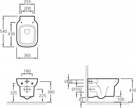 �������� Jacob Delafon Replay E5504-NF-M7
