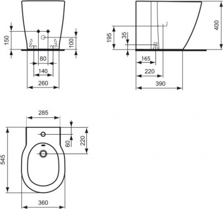��������  ���� ��������� Ideal Standard Connect E799501 + ��������� Grohe Eurosmart 32929002 ��� ���� + ����� ��� ���� Grohe 28946000