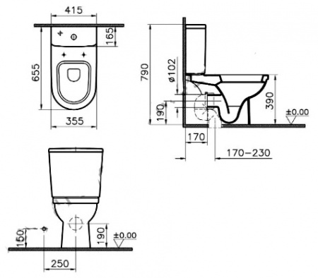 ������-������� VitrA Form 300 9729B003