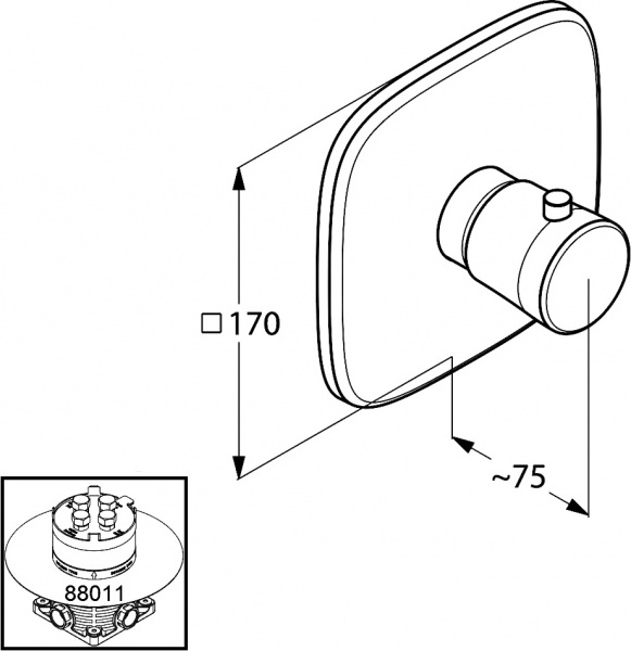 ��������� Kludi Ambienta 537290575 ��� ����