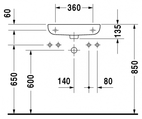  Duravit D-Code 07065000082