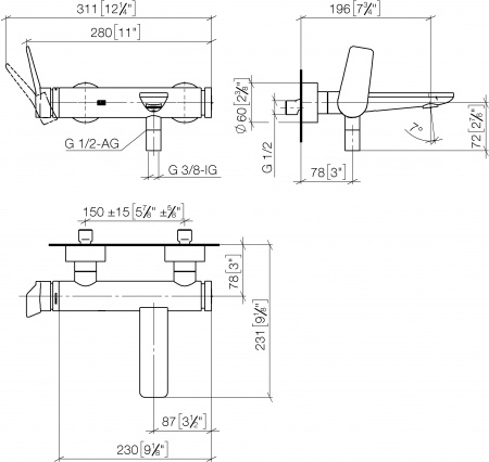 ��������� Dorn Bracht Lisse 33200845-06 ��� ����� � �����, ������� �������