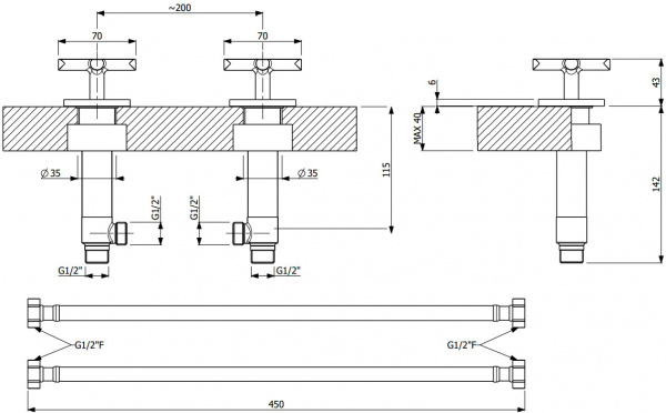 ��������� Villeroy & Boch Dawn TVW10612015361 ��� ��������