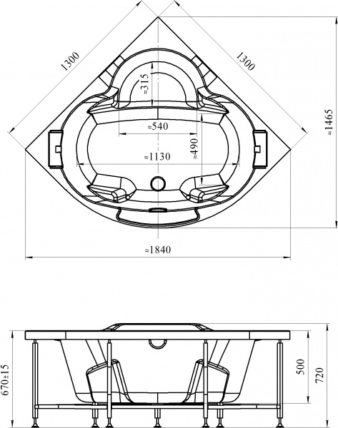 ��������� ����� Radomir �������� 3 1-01-0-0-1-039 130x130, � ��������������