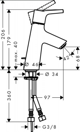 ��������� Hansgrohe Talis S 72010000 ��� ��������