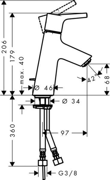 ��������� Hansgrohe Talis S 72010000 ��� ��������