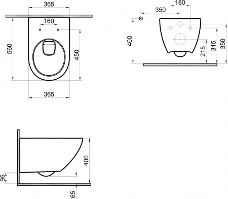     STWORKI Merlingen HWH55  +     Cersanit Vector +   Cersanit Presto BU-P